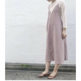 フラワー(flower)の新品未使用♡ビターエプロンワンピース(ひざ丈ワンピース)