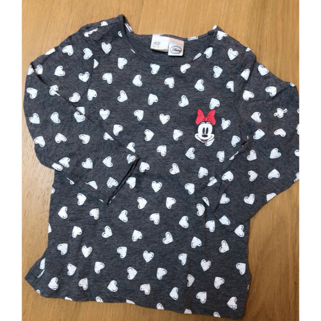 H&M(エイチアンドエム)のH&M ミニー 2枚セット キッズ/ベビー/マタニティのキッズ服女の子用(90cm~)(Tシャツ/カットソー)の商品写真