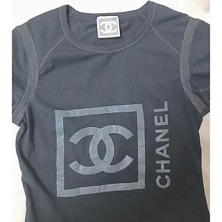 シャネル(CHANEL)の超美品★CHANEL デカ ココマーク ロゴ Tシャツ トップス シャネル(カットソー(半袖/袖なし))