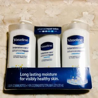 ヴァセリン(Vaseline)の☆新品未使用☆ヴァセリン ボディローション 3本セット 送料込み！(ボディローション/ミルク)