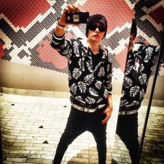 GACKT着用 DOLCE\u0026GABBANA ドルガバ ラムレザーブルゾン 48