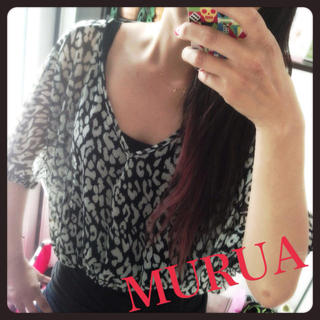 ムルーア(MURUA)の【MURUA】シフォンショートトップス♡(カットソー(半袖/袖なし))