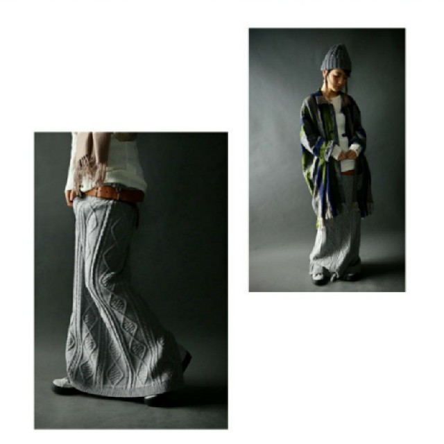 antiqua(アンティカ)のニット ロングスカート レディースのスカート(ロングスカート)の商品写真