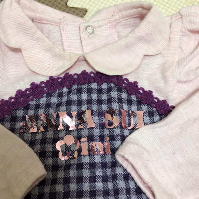 ANNA SUI mini(アナスイミニ)のアナスイミニロンパース キッズ/ベビー/マタニティのベビー服(~85cm)(ロンパース)の商品写真