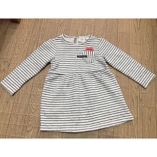 ザラキッズ(ZARA KIDS)のzara baby ボーダーワンピース(ワンピース)