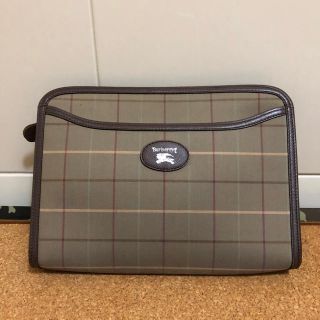 バーバリー(BURBERRY)の良品 90s old Burberrys チェック クラッチバッグ(クラッチバッグ)