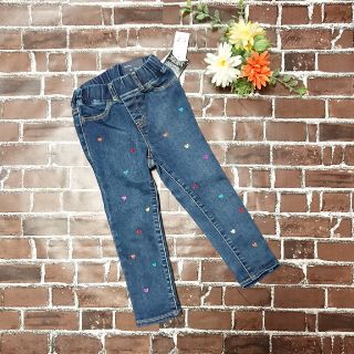 ベビーギャップ(babyGAP)のベビーギャップ*ハートグリッターデニム パンツ 100 babyGAP(パンツ/スパッツ)