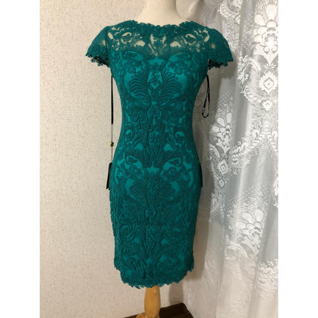 新品 タダシショージ ワンピース ドレス グリーン 新品 タダシショージ ワンピース ドレス グリーン
