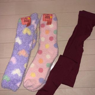 チュチュアンナ(tutuanna)のもこもこ ソックス まとめ売り(ルームウェア)