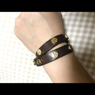 トリーバーチ(Tory Burch)のまこ姉様専用★トリーバーチ レザー ブレスレット 美品(ブレスレット/バングル)