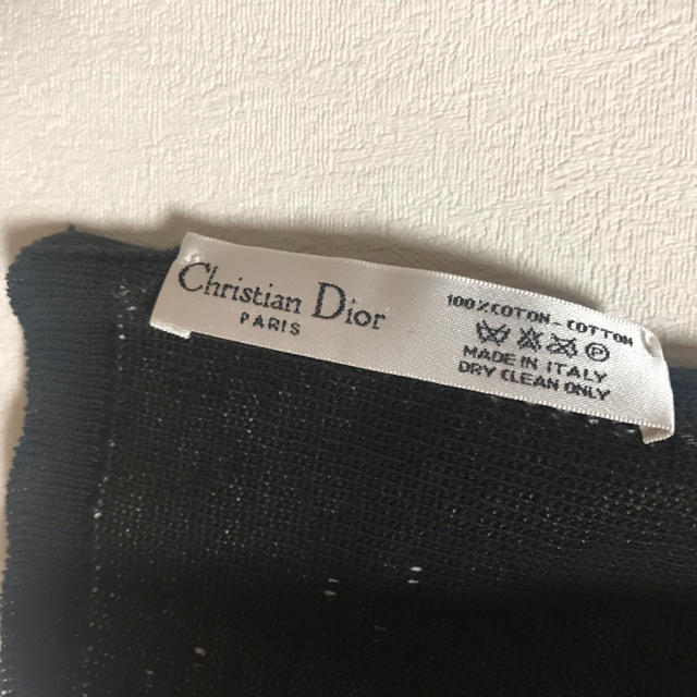 Christian Dior(クリスチャンディオール)のクリスチャンディオール コットン マフラー レディースのファッション小物(マフラー/ショール)の商品写真