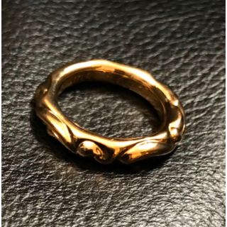 クロムハーツ(Chrome Hearts)のChrome Hearts クロムハーツ スクロールリング22k 極美品✨21号(リング(指輪))