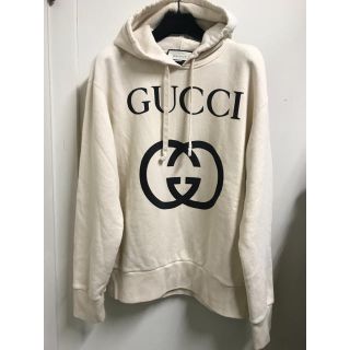 グッチ(Gucci)のGUCCI インターロッキングG フーデッドスウェットシャツ(新品 Mサイズ)(パーカー)