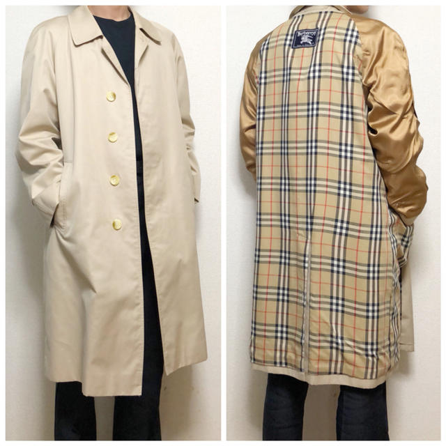 BURBERRY(バーバリー)の人気 BURBERRY ステンカラーコート 90's バーバリー トレンチコート メンズのジャケット/アウター(ステンカラーコート)の商品写真