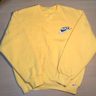 ナイキ(NIKE)の90s Nike ナイキ スウェット イエロー シュプリーム  L(スウェット)