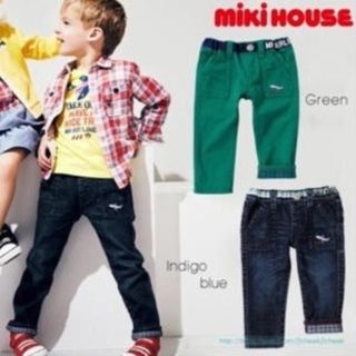 ミキハウス(mikihouse)の90サイズ■MIKI HOUSE■グリーンのパンツ(パンツ/スパッツ)