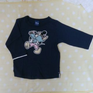 ディズニー(Disney)のディズニー　ミッキーマウス7分袖Tシャツ(110)(Tシャツ/カットソー)