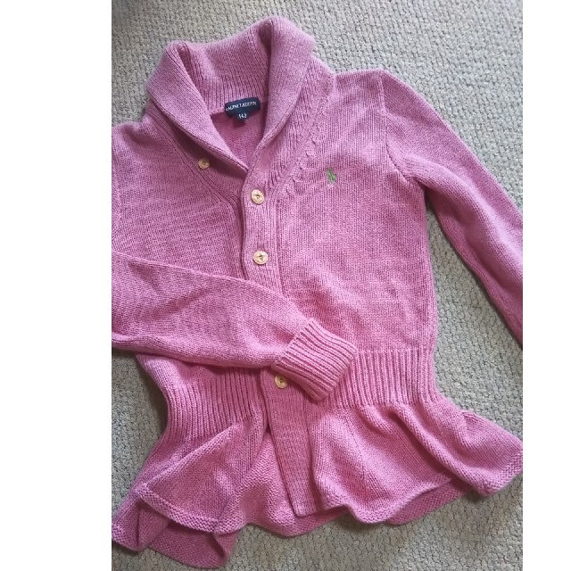 POLO RALPH LAUREN(ポロラルフローレン)のラルフローレン 140ニット キッズ/ベビー/マタニティのキッズ服女の子用(90cm~)(ニット)の商品写真