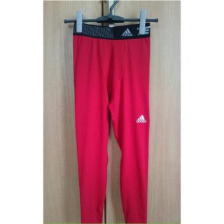 アディダス(adidas)のアディダス／コンプレッションタイツ・インナー／赤レッド／M／美(その他)