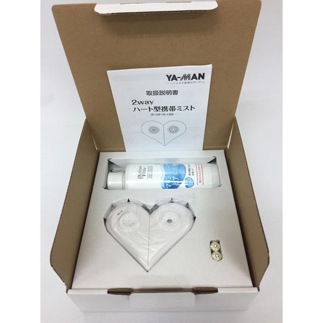 YA-MAN(ヤーマン)の新品❤︎2Wayハート型携帯ミスト❤︎ヤーマン スマホ/家電/カメラの美容/健康(フェイスケア/美顔器)の商品写真