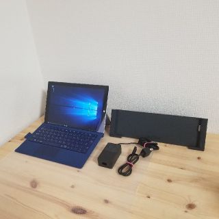 マイクロソフト(Microsoft)のSurface Pro3 (i5/4G/128G/Win10/カバー、ドック付)(タブレット)