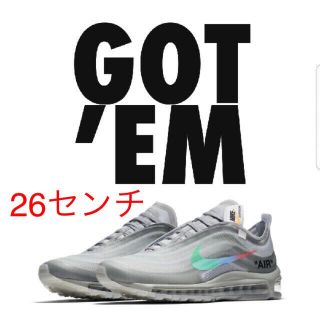 オフホワイト(OFF-WHITE)のNIKE　off-white(スニーカー)