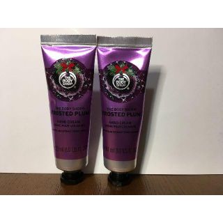 ザボディショップ(THE BODY SHOP)の新品ザ・ボディショップ フロステッドプラム ハンドクリーム 30ml 2本セット(ハンドクリーム)