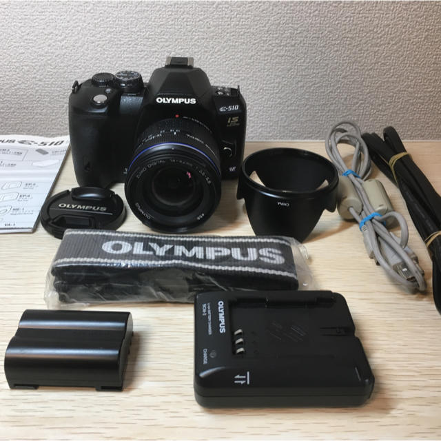 OLYMPUS(オリンパス)のオリンパス E-510 14-42mm レンズキット スマホ/家電/カメラのカメラ(デジタル一眼)の商品写真