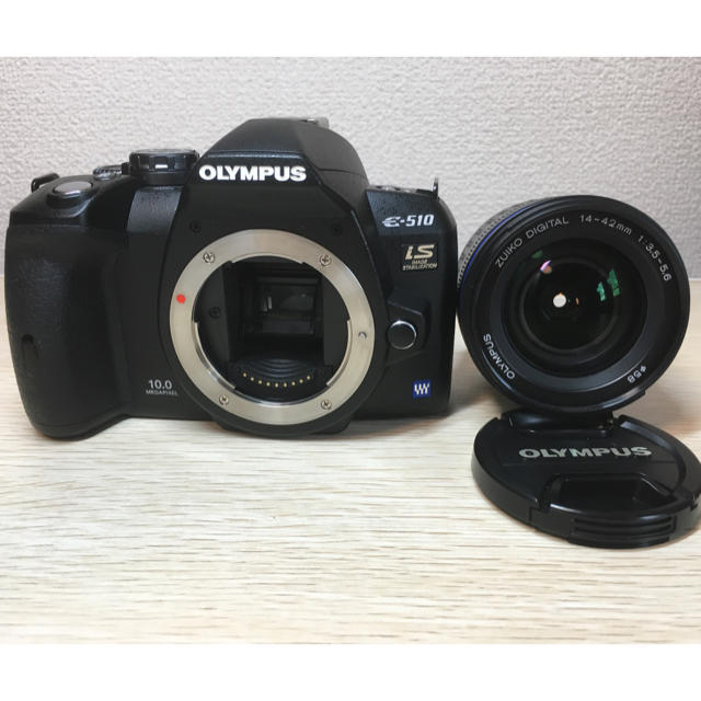 OLYMPUS(オリンパス)のオリンパス E-510 14-42mm レンズキット スマホ/家電/カメラのカメラ(デジタル一眼)の商品写真