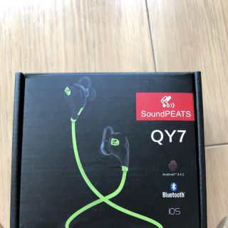 試着のみ！SoundPEATS QY7 Bluetoothイヤホン  パープル(ヘッドフォン/イヤフォン)
