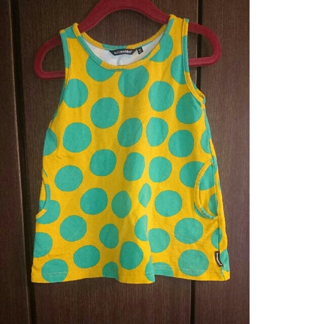 marimekko(マリメッコ)のmarimekko ドット ワンピース キッズ/ベビー/マタニティのキッズ服女の子用(90cm~)(ワンピース)の商品写真