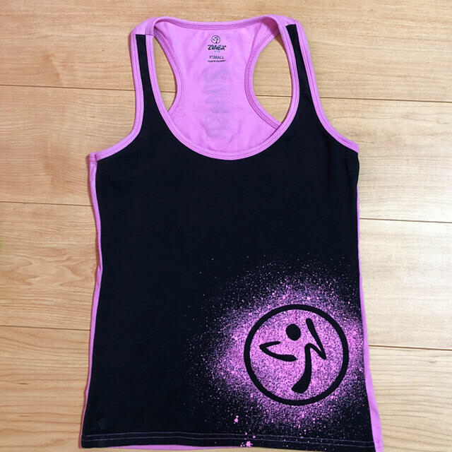 【正規品】 ズンバ タンクトップ ZUMBA スポーツ/アウトドアのトレーニング/エクササイズ(その他)の商品写真