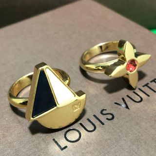 ルイヴィトン(LOUIS VUITTON)のＬＯＵＩＳ  ＶＵＩＴＴＯＮ バーグユアボートモノグラムペアリング（未使用品）(リング(指輪))