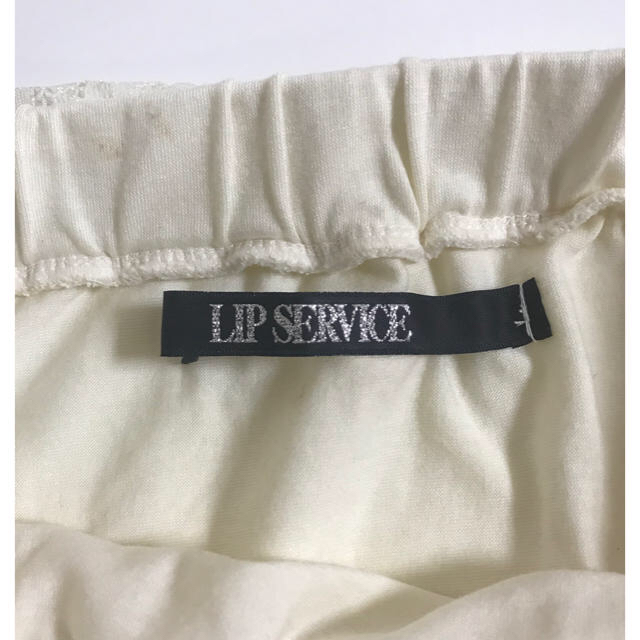 LIP SERVICE(リップサービス)のLIP SERVICE ベアトップ ロンパース オールインワン レース フリル レディースのワンピース(ミニワンピース)の商品写真