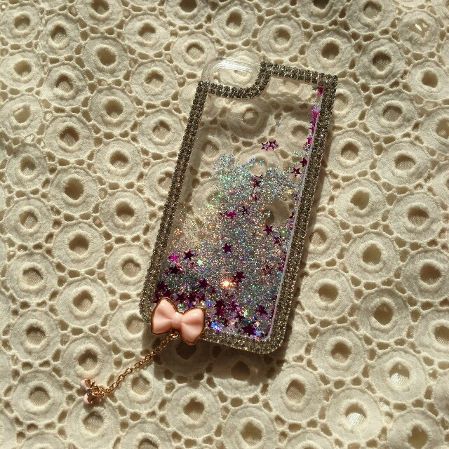 プリンセスiPhoneケース5☆シルバー スマホ/家電/カメラのスマホアクセサリー(モバイルケース/カバー)の商品写真