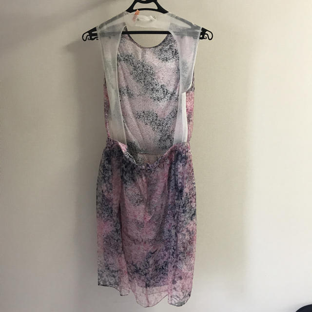 CARVEN カルヴェン コットンベロア ワンピース ミントブルー