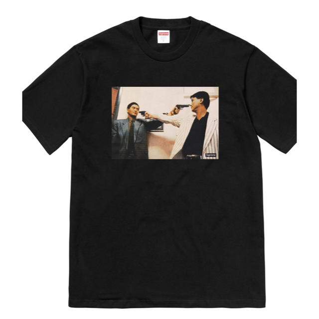 large supreme the killer trust tee black