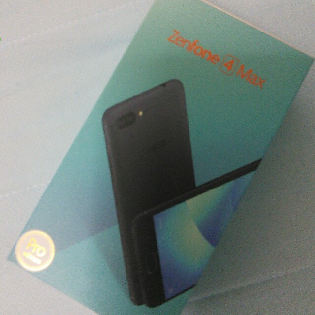 華麗 新品未開封 保証書有り Zenfone 4 Max Pro Black 