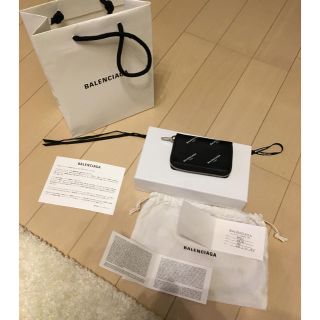 バレンシアガ(Balenciaga)のバレンシアガミニ財布ロゴ総柄コインケース490622 0CR1N 1060(コインケース)