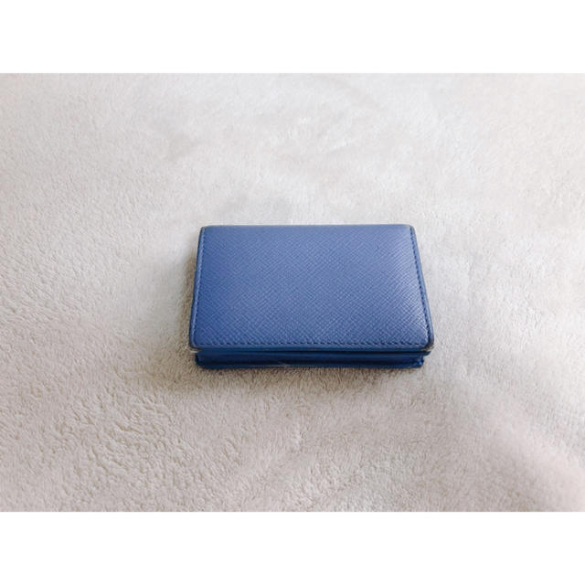 Smythson(スマイソン)のスマイソン SMYTHSON カードケース 名刺入れ ブルー レディースのファッション小物(名刺入れ/定期入れ)の商品写真