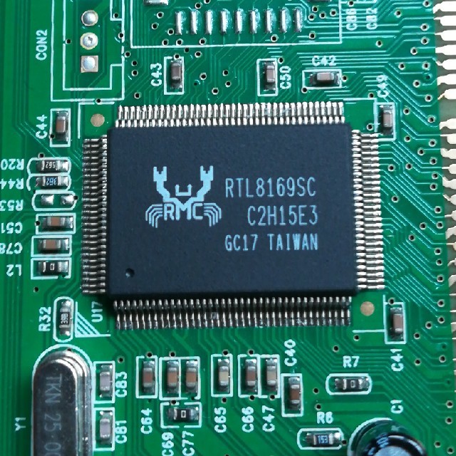 REALTEC GigaLAN PCIカード スマホ/家電/カメラのPC/タブレット(PCパーツ)の商品写真