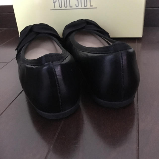 POOL SIDE(プールサイド)のプールサイドPOOLSIDEリボンバレエシューズ パンプス レディースの靴/シューズ(バレエシューズ)の商品写真