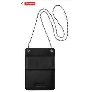 シュプリーム(Supreme)のSupreme Leather ID Holder + Wallet(名刺入れ/定期入れ)