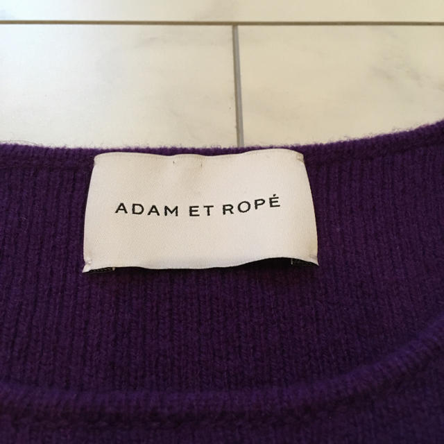 Adam et Rope'(アダムエロぺ)のリズモ様専用 アダムエロペ&花柄カットソー レディースのトップス(ニット/セーター)の商品写真