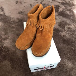 ミネトンカ(Minnetonka)の新品未使用MINNETONKAバックジッパーブーツbackzipperboot(ブーツ)