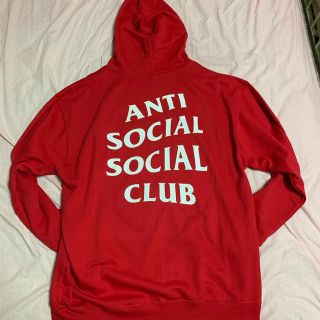 アンチ(ANTI)の値下げ ANTI SOCIAL SOCIAL CLUB パーカー 赤 ASSC(パーカー)