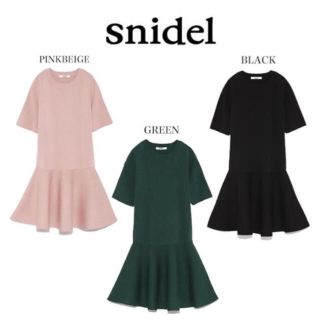 スナイデル(SNIDEL)のAラインワンピース♡ピンク(ミニワンピース)