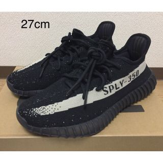 アディダス(adidas)のYeezy Boost 350 v2 Black/White Oreo 27cm(スニーカー)