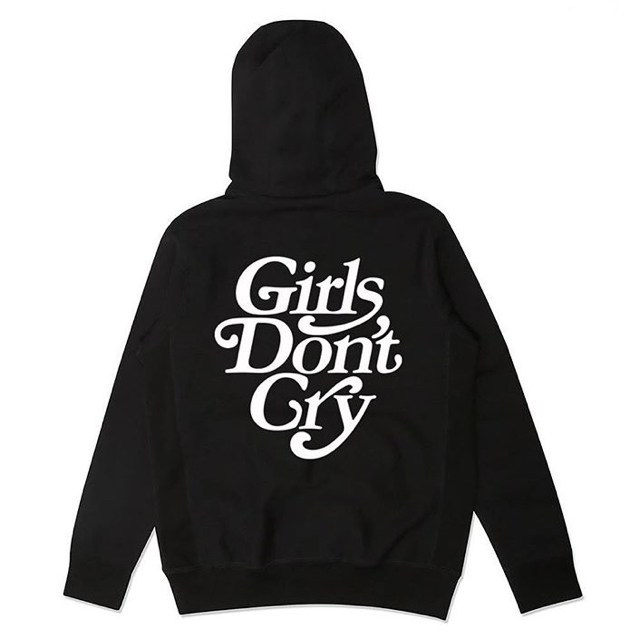 GDC(ジーディーシー)の黒S girls don't cry hooded パーカー フーディ メンズのトップス(パーカー)の商品写真