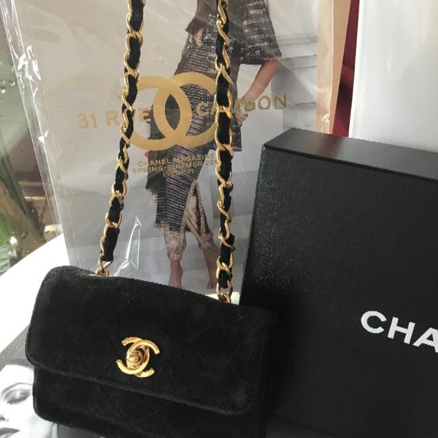 CHANEL - シャネル❣️レアなベロア❣️ミニマトラッセ❣️